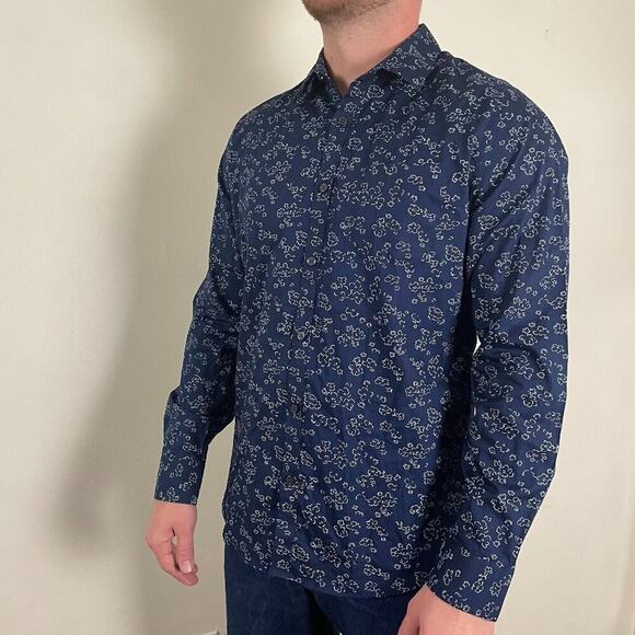 Murano Floral Button Up Shirt - Picture 3 of 4
